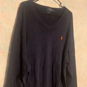 Polo V-Neck Sweater